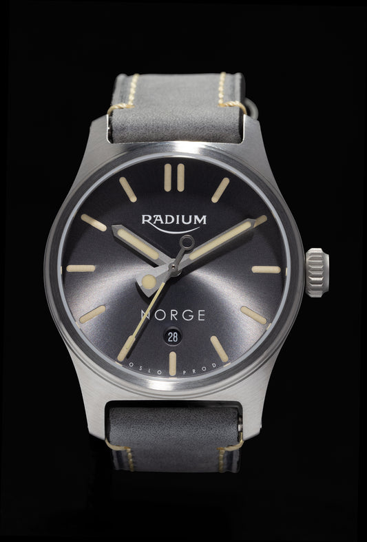 Original Radium Slate Grey Sunburst Date